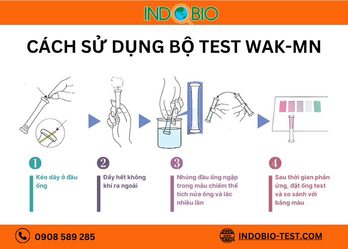 Cách sử dụng bộ test Mangan, Wak-Mn